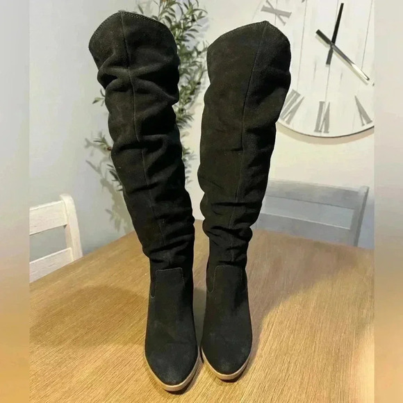 Nine West Black Suede boots - Picture 1 of 5